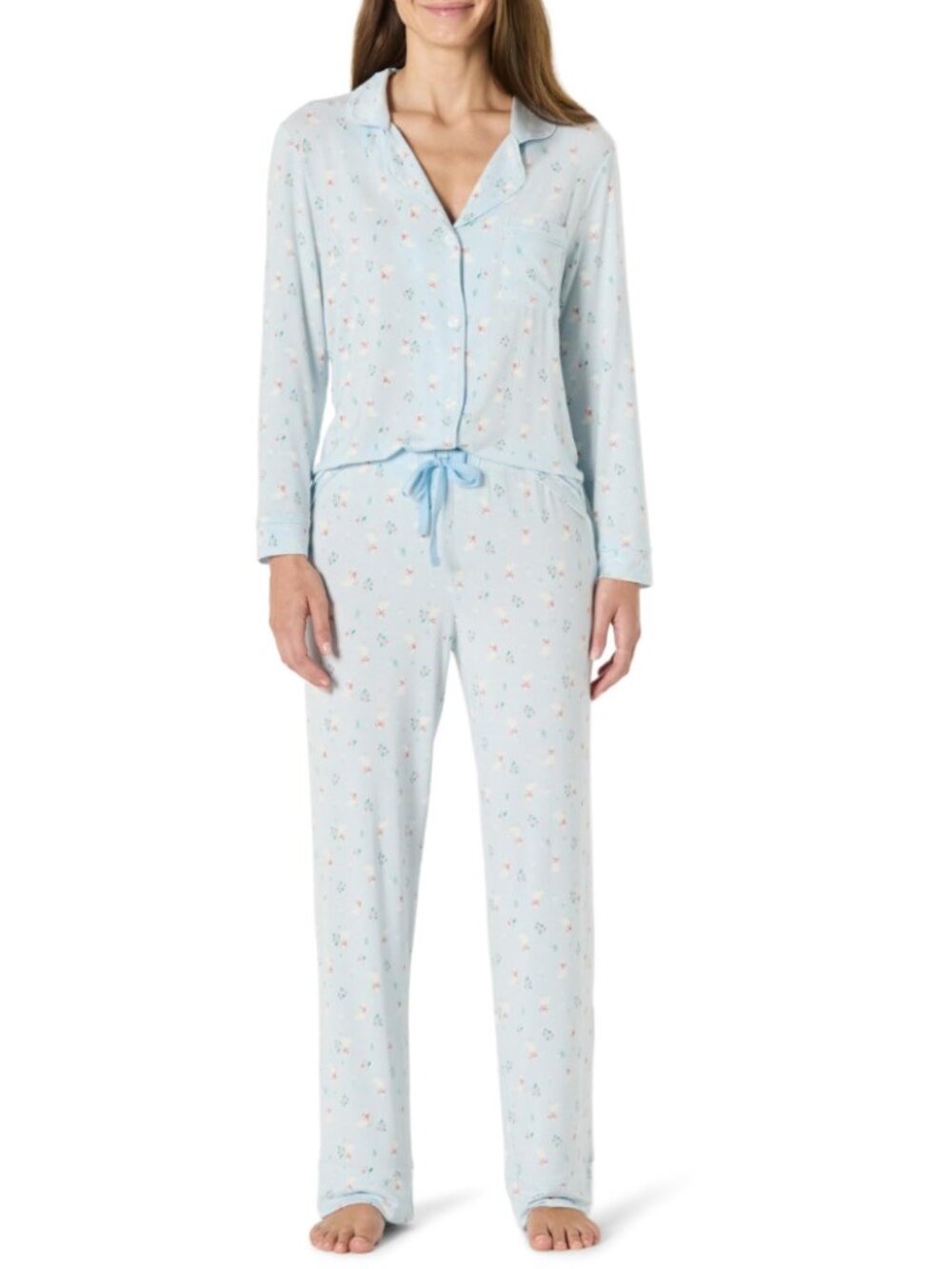 Pajamas, soft pajamas, long sleeve pajama comfortable sleepwear.